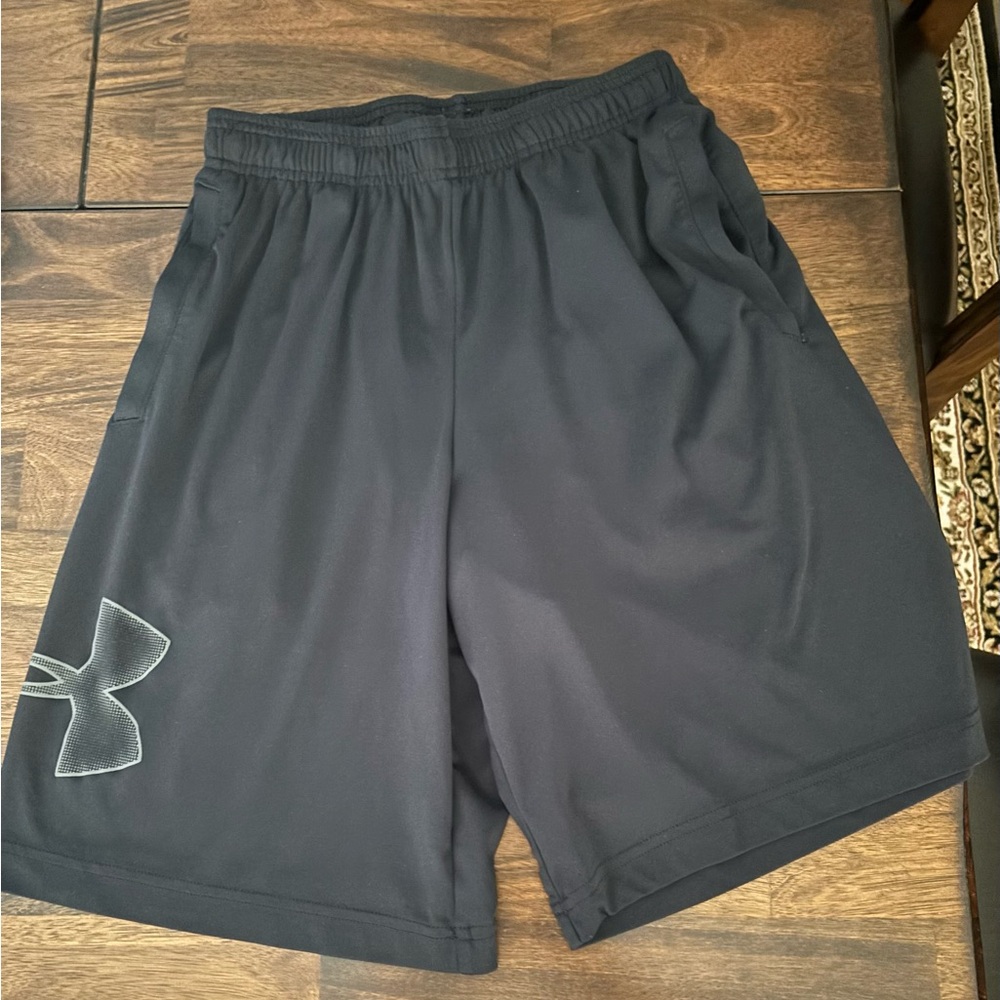 Under Armour Black Athletic Shorts Lightweight Performance